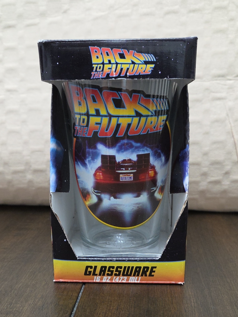 Back To The Future Collectible Glass - New In Box